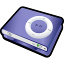 iPod Shuffle Purple Icon 128x128 png